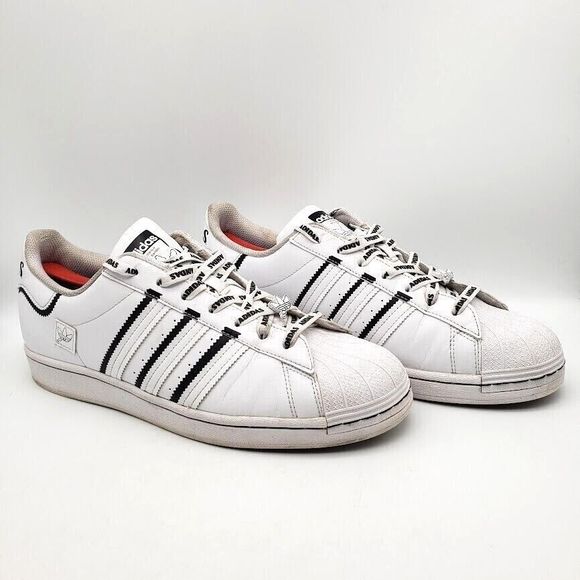 ADIDAS Superstar Thin Stripes in White (Men's US Size 12) PCI 789 002 - Picture 3 of 7